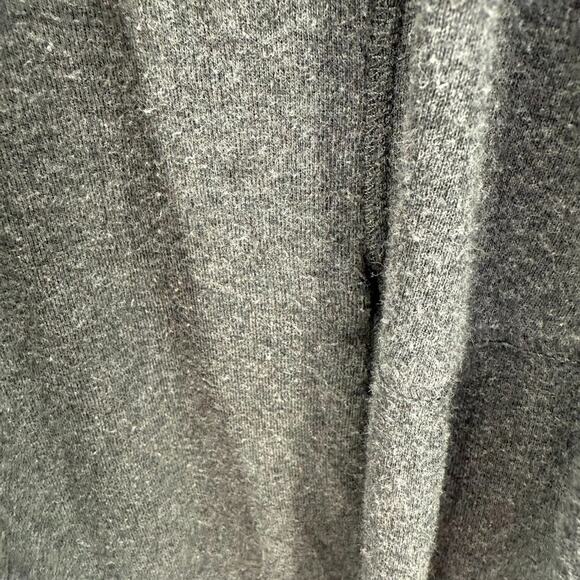 Calvin Klein Open Front Cardigan Sweater Gray Long Sleeve Women’s Large Soft Kni - Picture 4 of 10